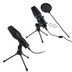 Condenser Microphone with Tripod Stand Type-C Port Omnidirectional Pickup - Bild 1 von 10