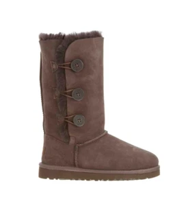 UGG Bailey Button Triplet II Wildlederstiefel braun Damengröße 6 M Z113116* - Bild 1 von 6