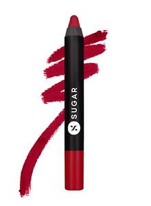 Sugar Cosmetics - Matte As Hell - Crayon Lipstick, 35 Claire Redfield (Pure red)