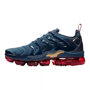 Nike Air Vapormax Plus Midnight Navy Metallic Gold Red 924453-405 Herren - Bild 1 von 6