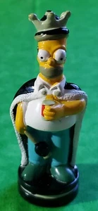 The Simpsons Chess Piece 2002 Homer Simpson as Black King Replacement Token 3.5" - Picture 1 of 4