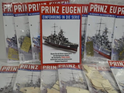 Hachette Prinz Eugen Modellbau Bausatz 1 - 140 Bauteile + Bauanleitung aussuchen - Bild 1 von 2