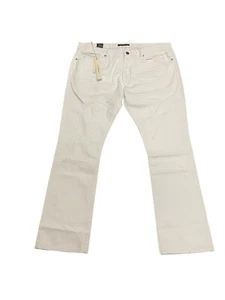 Cult of Individuality Men's jeans Rebel Straight White 15 year aged Denim Ripped - Picture 1 of 2