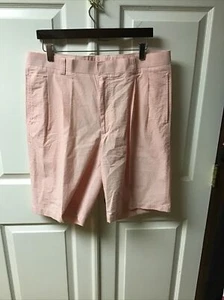🌴Cutter & Buck Men’s Size 36 Reddish Red Striped Chino Shorts🌴 - Picture 1 of 6