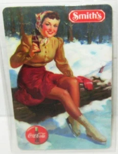 Girl Skater Coca Cola Phone Card 10minutes WITH Smiths logo Coke Phone Home Free - Picture 1 of 2