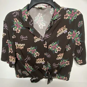 Stranger Things Floral Top • H&M Netflix Collab • 18Youth/Kids XL - Picture 1 of 5