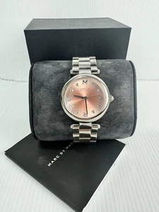 Marc Jacobs Women's Pink Dial Stainless Steel Band Watch - MJ3447 - Picture 1 of 8