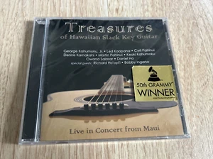 Treasures Of Hawaiian Slack Key Guitar 50th Grammy Winner Live In Concert Maui - Picture 1 of 6