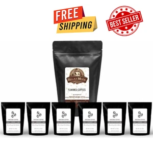 Flavored Coffees Premium Ground Coffee 6 Sample Pack -By Relax Mode-2oz Per Pack - Picture 1 of 1