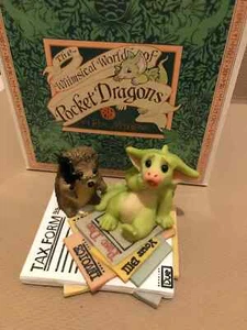 Whimsical World Of Pocket Dragons Real Musgrave I Owe How Much??? 8,25cm 013901 - Bild 1 von 4