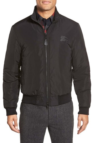 GIACCA BOMBER BURBERRY BRIT DA UOMO EQUESTRIAN KNIGHT LOGO BOMBER NUOVA CON ETICHETTE TAGLIA SMALL