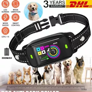 NEU Hund Ausbildung Stromschlag Erziehungshalsband Hunde Vibration Ton E-Shock - Bild 1 von 23
