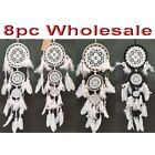 8pc Wholesale Feather Dream Catcher Bedroom Wall Hanging 16x70cm Mixed