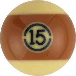 Individual Aramith #15 Tournament TV Set Replacement Pool Ball - RBATPC - Picture 1 of 1