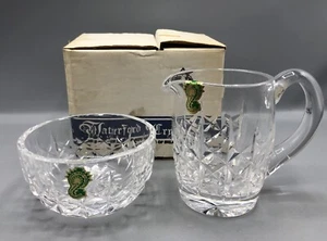 Juego Vintage Waterford Cristal AZÚCAR Y CREMA 110347 con Etiquetas Cristal Corte Irlanda - Imagen 1 de 15