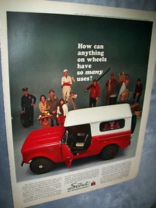 1964 IH International Scout large-mag truck / car ad -"so many uses" - Picture 1 of 1