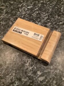 IKEA  Portable Desk Wooden Stand Holder Dock For Smartphone iPhone NEW