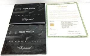 Vintage Chopard MILLE MIGLIA CHRONO Watch Paperwork Instruction Book & DVD - Picture 1 of 10