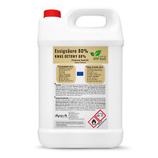 Essigsäure 80% Premium Qualität Essigessenz Acetosur Essig-Säure Essigessenz