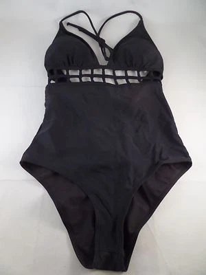 Novo com etiquetas RVCA preto 1 peça maiô Abyss tamanho XS sexy quente - Imagem 1 de 4
