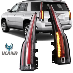 VLAND Full Tail Lights For GMC Yukon XL Denali 2015-2020 LED Brake Rear lights - Bild 1 von 11