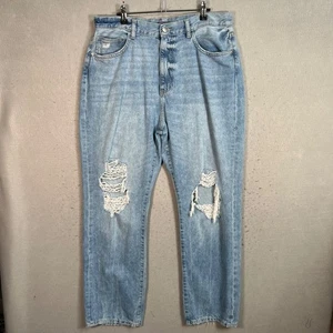 Jeans vintage DL1961 Emilie dritti ultra alti taglia 32 lavaggio leggero - Foto 1 di 13