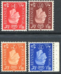 (180) 4 VERY GOOD 1937 GVI INVERTED WATERMARK UNMOUNTED MINT. SG463Wi - 466Wi - Picture 1 of 1