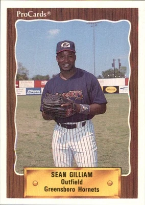 Sean Gilliam 1990 ProCards #2674 RC Greensboro Hornets *AutographDen* - Image 1 of 2