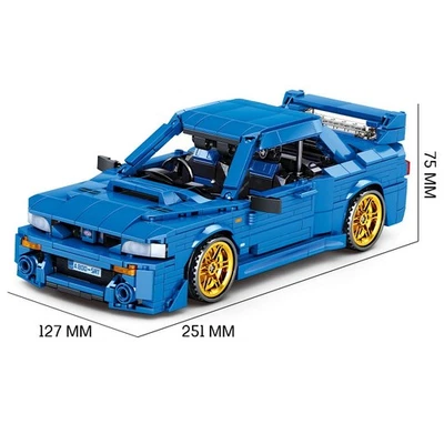 🏎️ 896pcs Racing Sports Car! 22B STi Version Speed Champion Brick Set - Image 1 of 4