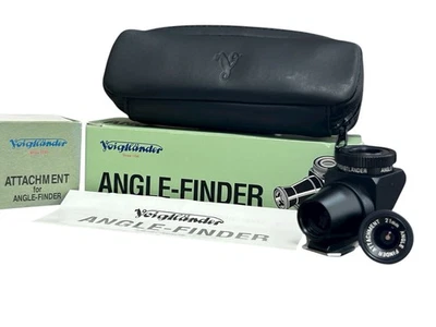 [Almost Unused in BOX] Voigtlander Anglefinder Asphercal 21mm Attachment JAPAN - Image 1 of 4