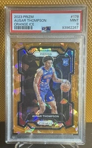 🔥PSA 9 MINT🔥2023-24 Prizm - Ausar Thompson #178 Orange Ice Prizm RC 🔥📈 - Picture 1 of 3