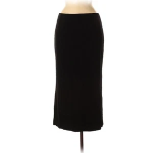 Falda Larga Negra Minimalista Diseñadora Años 80 Chloe Chloé DE COLECCIÓN Talla 42 (IT) / US 6 - Imagen 1 de 8