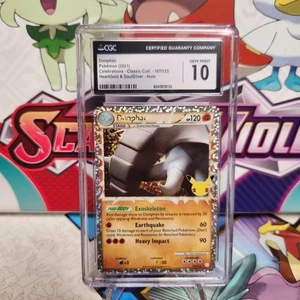 CGC 10 Donphan 107/123 Classic Collection - Celebrations - Pokemon - SHIPS FAST - Picture 1 of 2