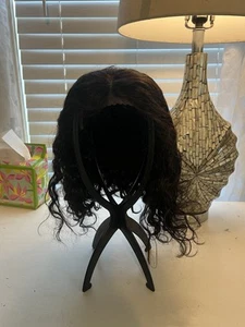 Human Hair Wig Xinjiju Wear And Go Clueless Lace Wig Short Curly Bob 6x4 Pre Plk - Picture 1 of 10