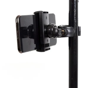 Mic Stand Phone Holder Extension Clamp Microphone Arm Mount Clamp for Riding - Picture 1 of 7