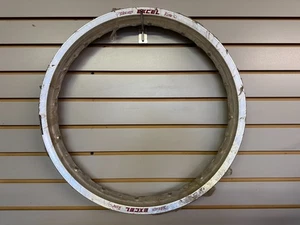 Excel Takasago Rim Silver 19x2.15 Rear 32 Hole Part # ES411 New - Picture 1 of 7