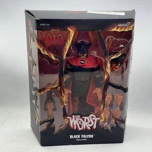 Super7 ULTIMATES! The Worst Black Falcon (Hellfire) - 7" Action Figure Demon - Picture 1 of 8