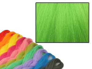 CYBERLOXSHOP PHANTASIA KANEKALON JUMBO BRAID PERIDOT GREEN HAIR DREADS