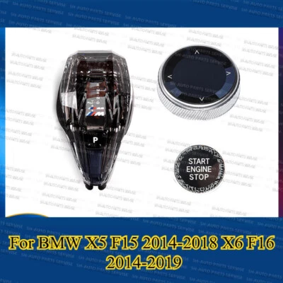 Crystal Gear Shift Knob For BMW X5 F15 2014-2018 X6 F16 2015-2019 - Image 1 of 4