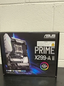 New - ASUS Prime X299-A II LGA 2066 Intel X299 SATA 6Gb/s ATX Intel Motherboard - Bild 1 von 3