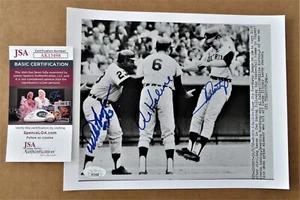 1968 World Series 8 x 10 Photo - Tigers Northrup Grand Slam, signed by 3 - JSA - Picture 1 of 4