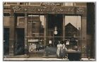 RPPC Meat Packing Sausage Making Butcher Shop CHICAGO IL Real Photo Postcard