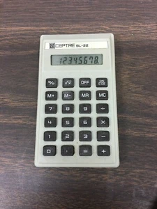 Calculadora Vintage Sceptre sl-22 utiliza 1 batería AA - Imagen 1 de 4