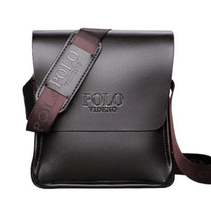 Bandolera para hombre Bolso Mensajero Cuero PoloS Bolsos de mano Bolsos de viaje para el hombro - Imagen 1 de 26