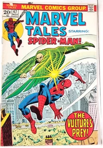 Marvel Tales Starring Spider-Man #47 November 1973 VG Vulture Boarded - Picture 1 of 5