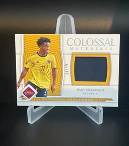 2022 NATIONAL TREASURES - FIFA WC - JUAN CUADRADO, *COLOSSAL* (PLAYER WORN) #/99 - Picture 1 of 2