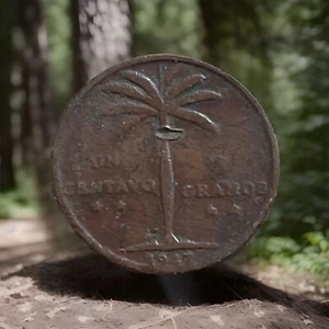 DOMINICAN REPUBLIC 1947 UN CENTAVO VERY NICE CONDITION L73 - Picture 1 of 3
