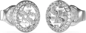 Orecchini Guess Donna Acciaio Disegno Logo Con Zirconi Bianchi _JUBE02136JWRH - Foto 1 di 4