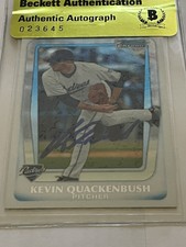 Kevin Quackenbush San Diego Padres 2011 Bowman Signed Rookie Card