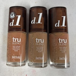 3 X COVERGIRL truBlend Liquid Foundation Base D1 Creamy Beige Sku44 - Picture 1 of 1